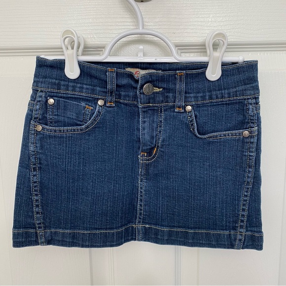 Jean Mini Skirt - Picture 2 of 4